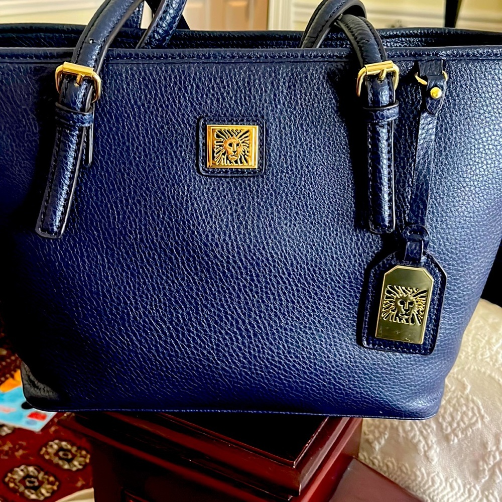 NWOT navy shopper bag